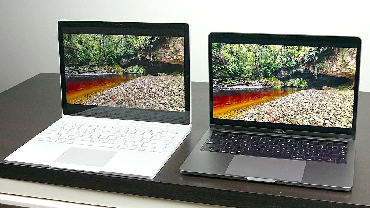 apple macbook pro vs microsoft laptops
