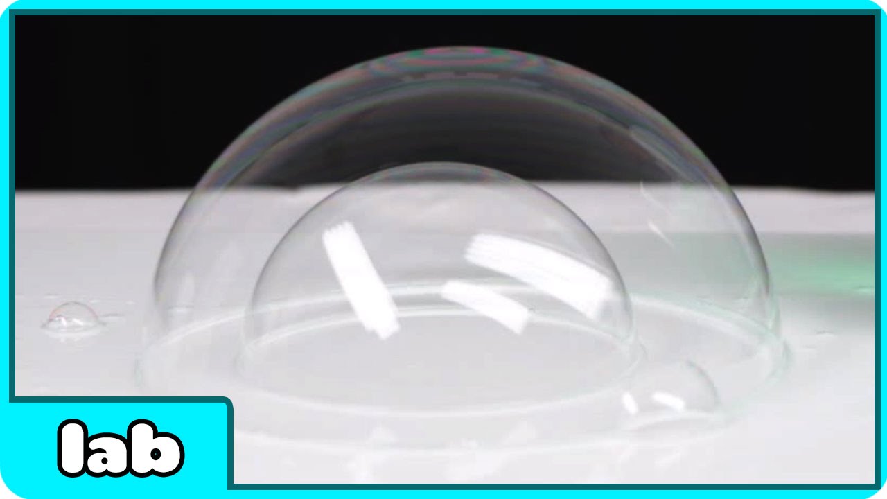 Bubble Inside A Bubble Science Experiment by HooplaKidzLab