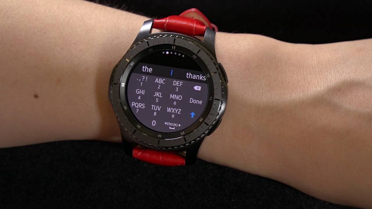 gear s3 messaging app iphone