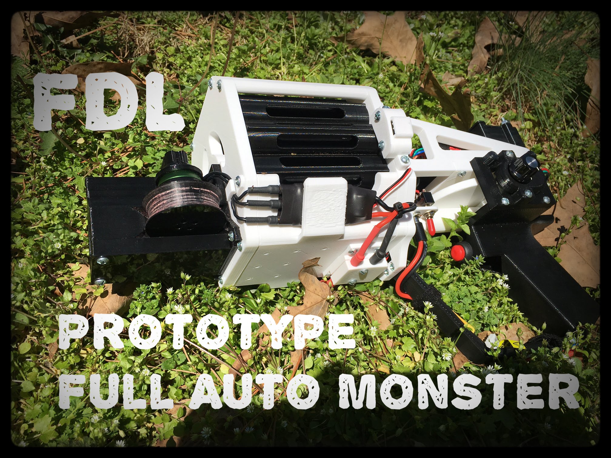 Homemade Blaster The FDL1 (Most powerful flywheel blaster?!?)