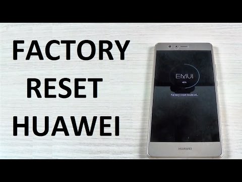 How To Reset Huawei Mate 8 Honor 8 P9 Lite Factory Reset From Settings Menu