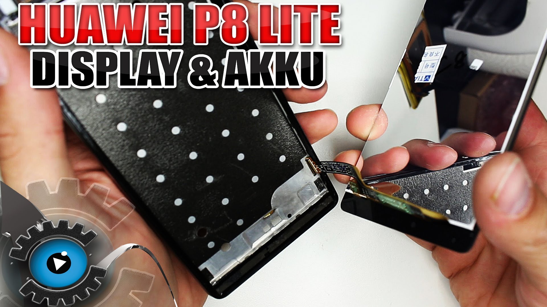 Huawei P8 Lite Display & Akku Wechseln Tauschen Reparieren [Deutsch/German]