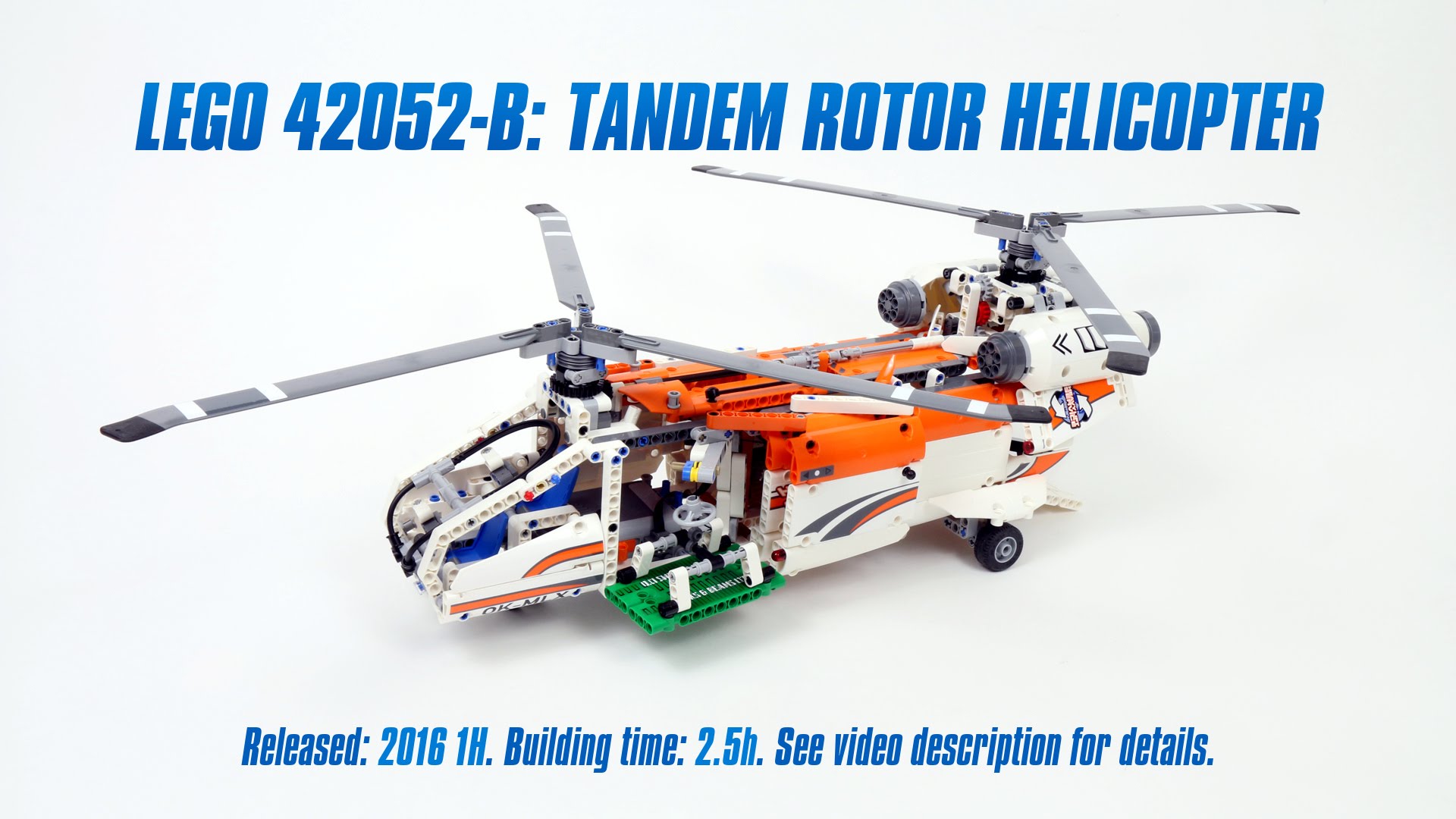 New Lego Technic Heavy Lift Helicopter New Released. 42052 gamersjo.com