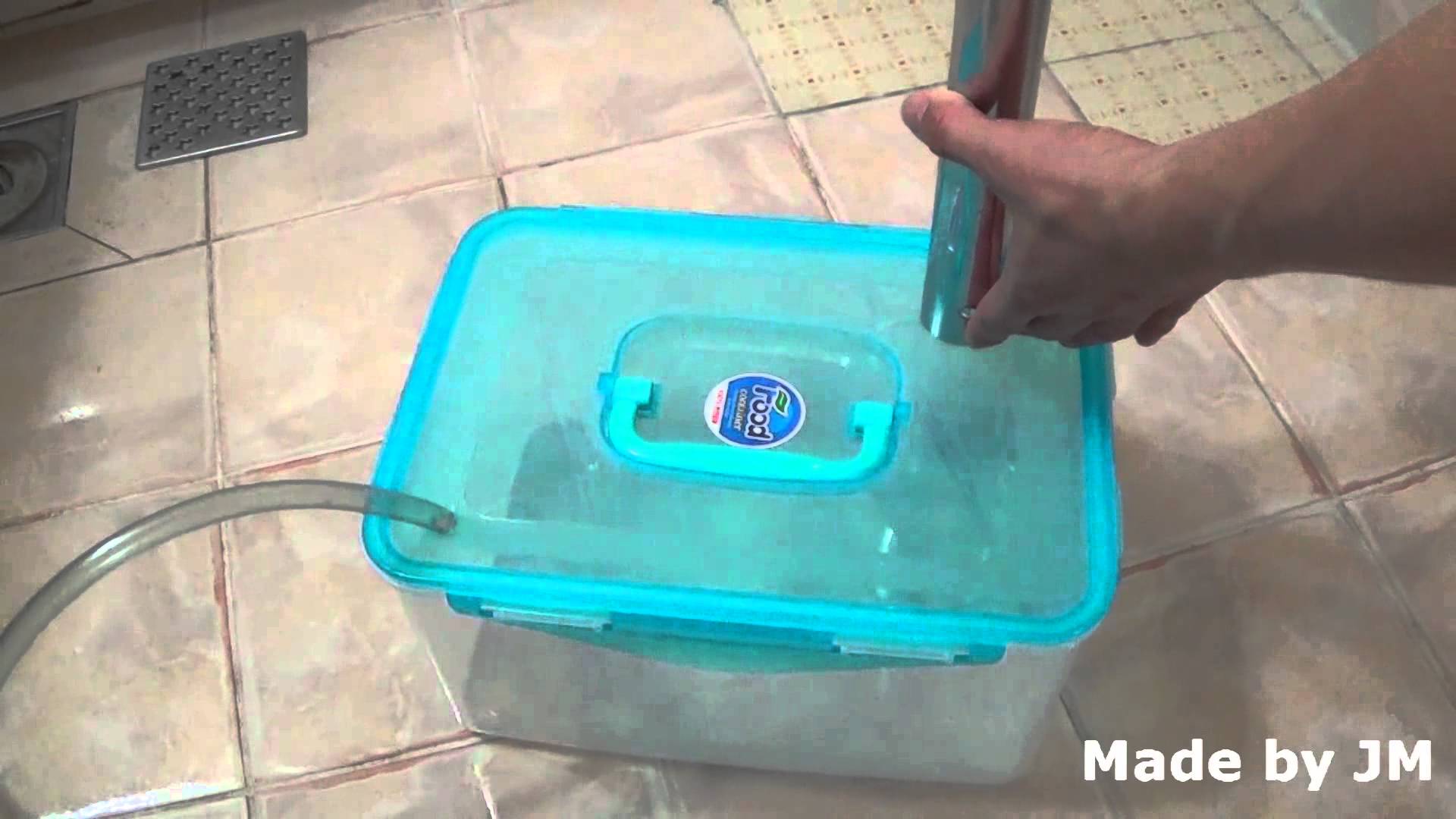 Makeshift Water Suction Device