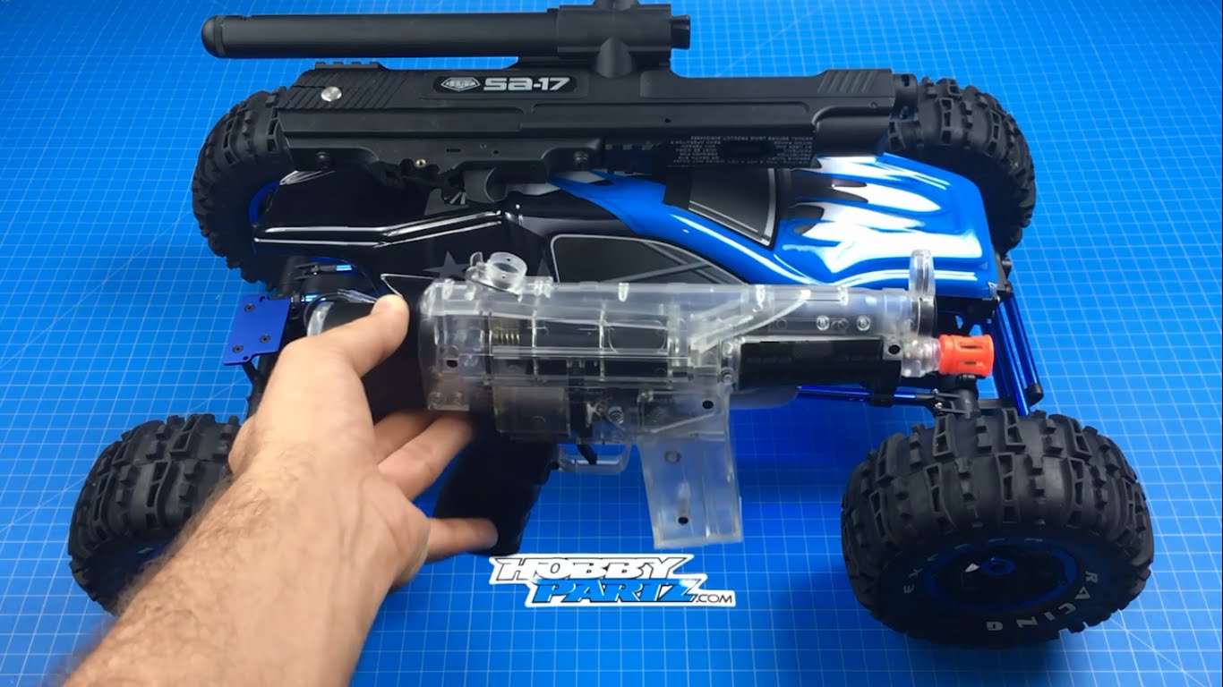 OVERWATCH Bastion Upgrade 1/8th Mad Torque RC Crawler! Post Upgrades
