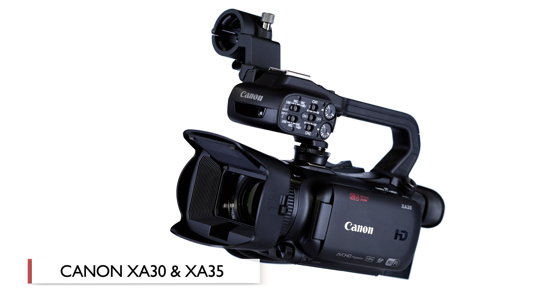 Canon XA30 and XA35 Compact Professional Camcorders First Look