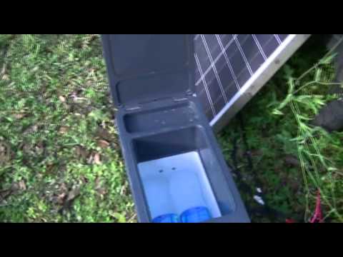 solar powered cooler diy