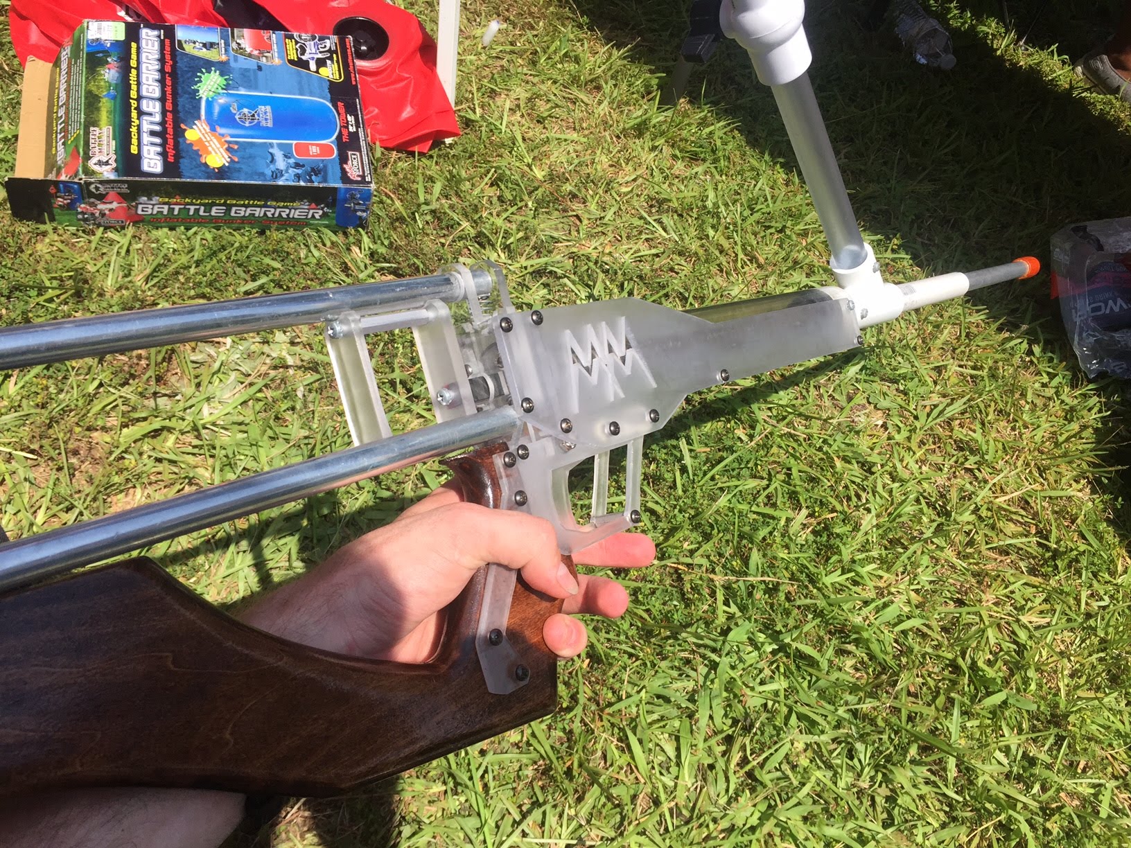 Homemade Nerf Gun The PlusBow, Full K26 Pullback Primary