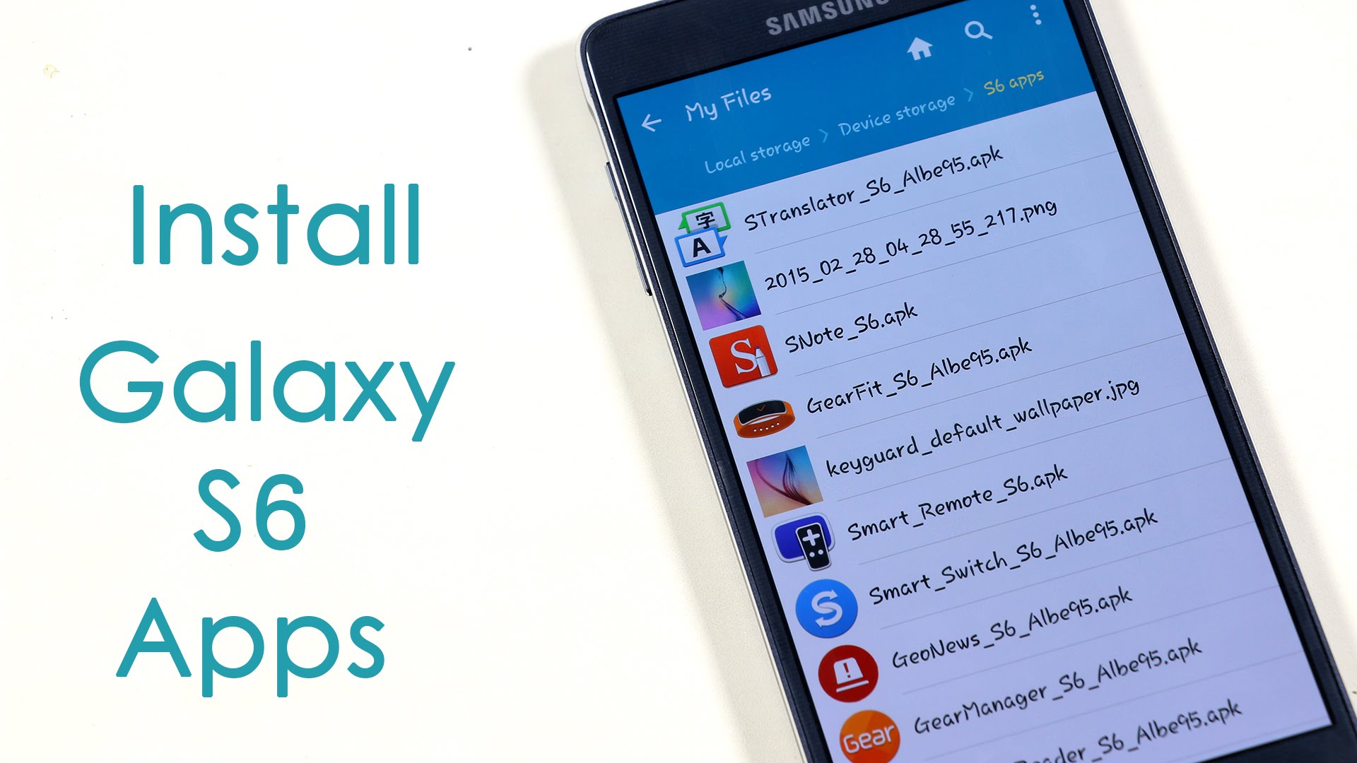 Galaxy установить. Приложение в самсунг галакси ноут 10. Android 7 на самсунг