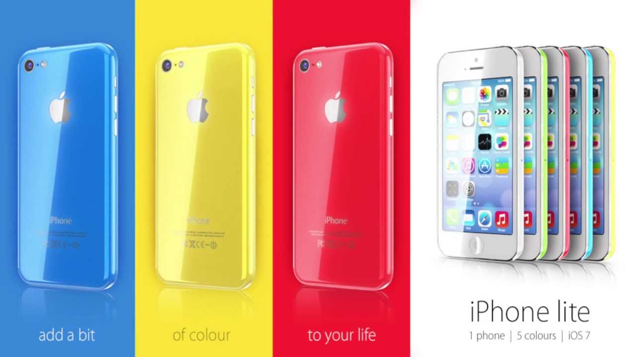 iPhone Lite Concept - Add A Bit Of Colour To Your Life