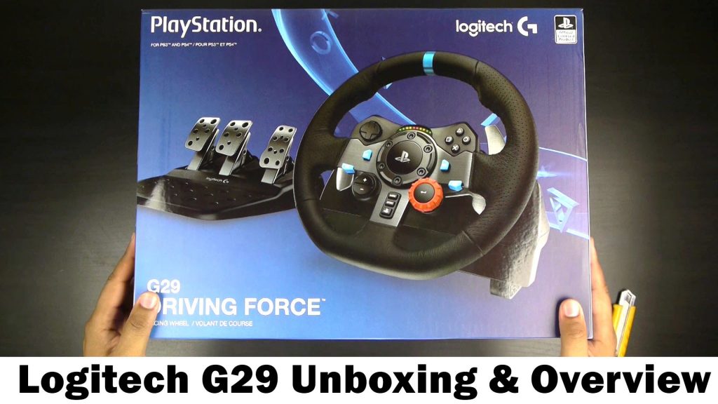 Logitech G29 Driving Force Racing Wheel Unboxing & Over
