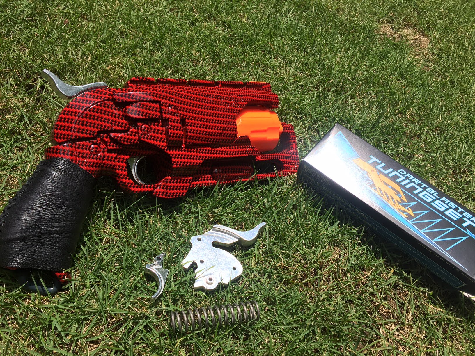 Metal Nerf Hammershot Conversion Kit from Blasterparts.de