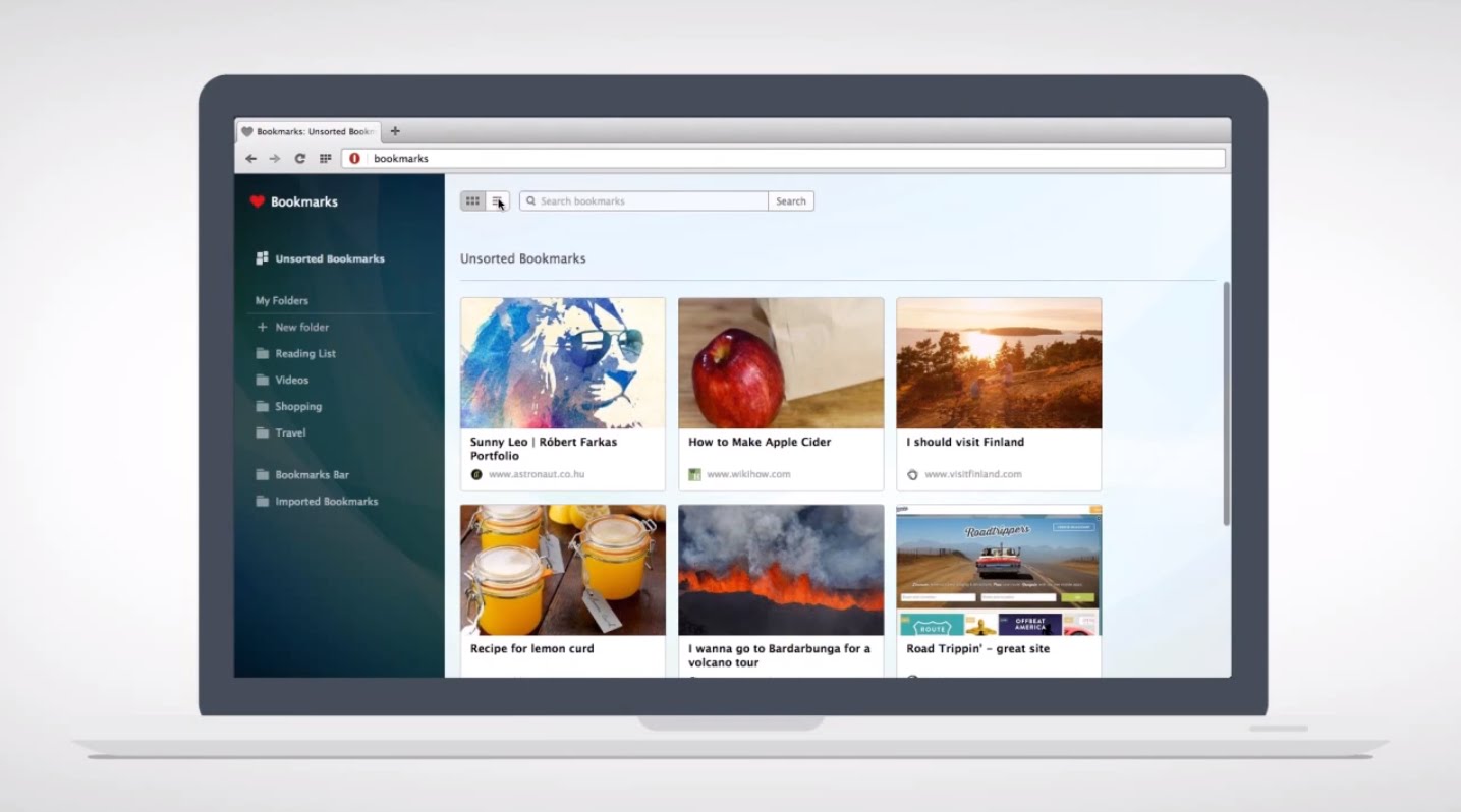 Desktop browser