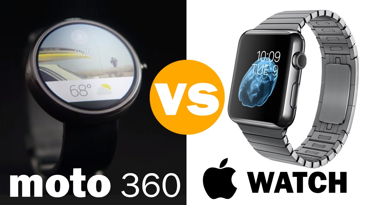 Apple Watch VS Moto 360 Smartwatch Comparison