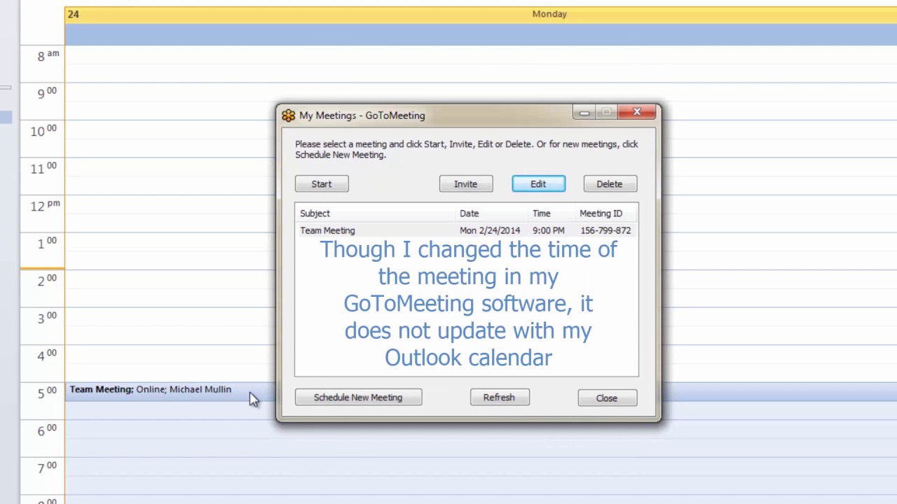 GoToMeeting Outlook Plugin