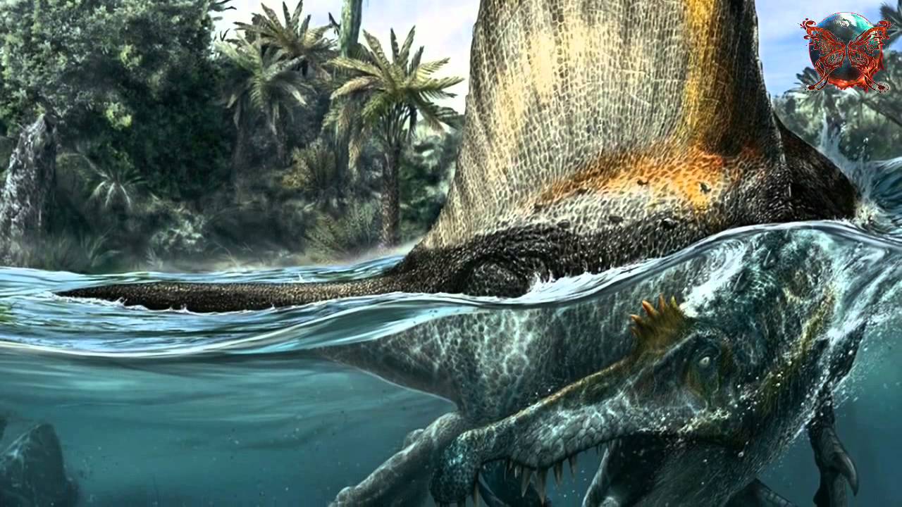 Динозавр жил в воде. Динозавр Спинозавр. Водные динозавры. Морские динозавры. Динозавры в воде.