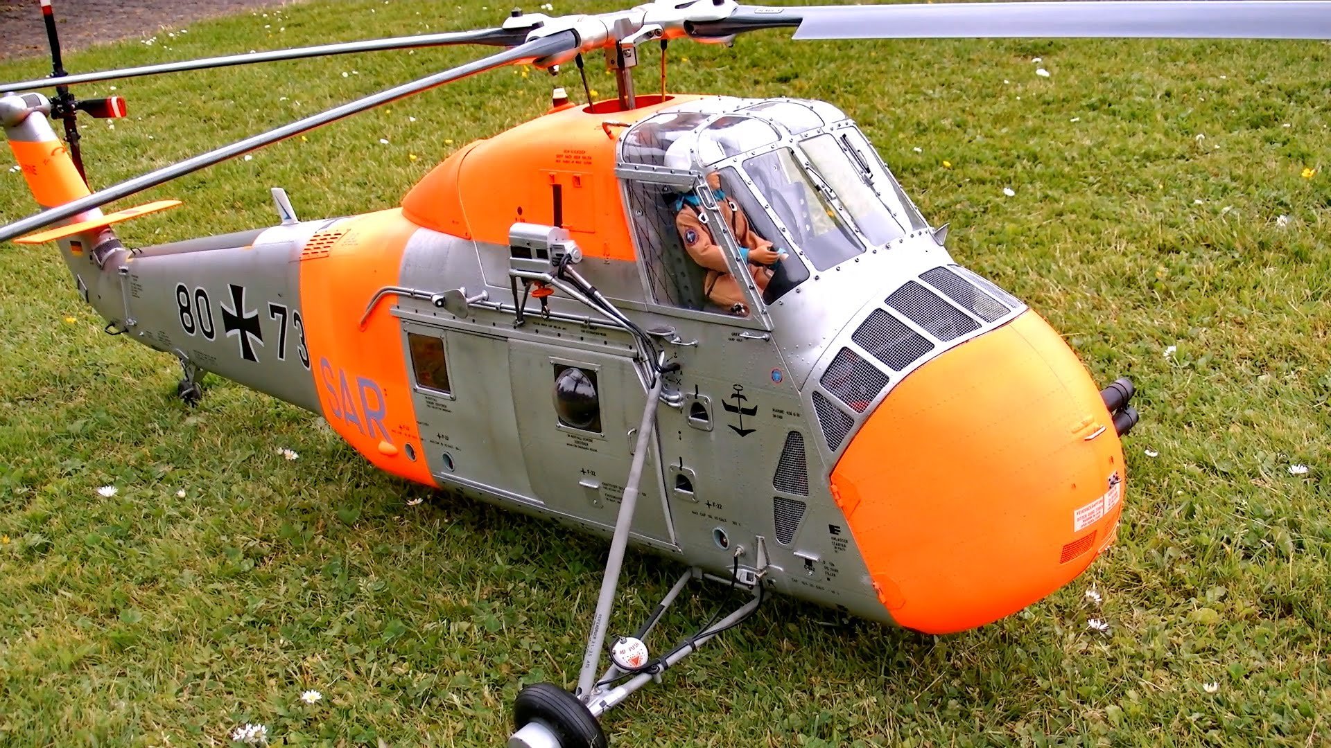 flying rc helicopter
