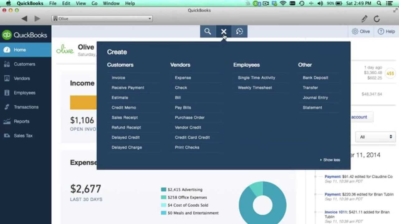 Quickbooks Mac App Support chemnew