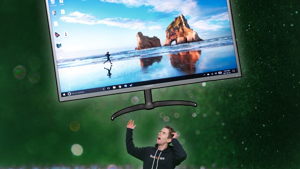biggest pc monitor in the world