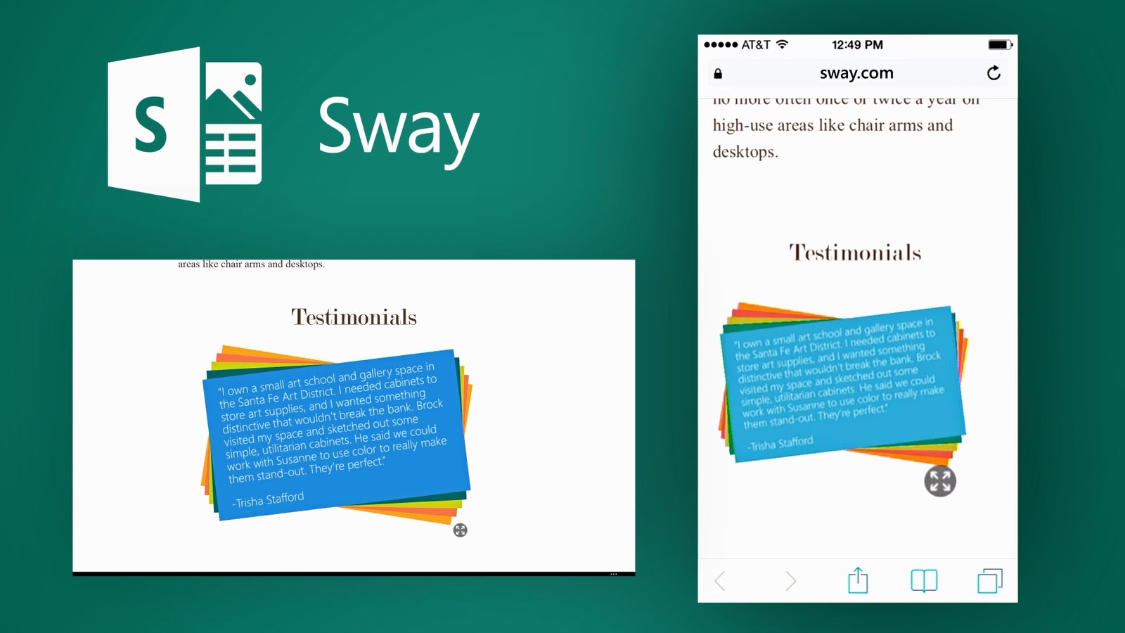 Презентации в sway пример
