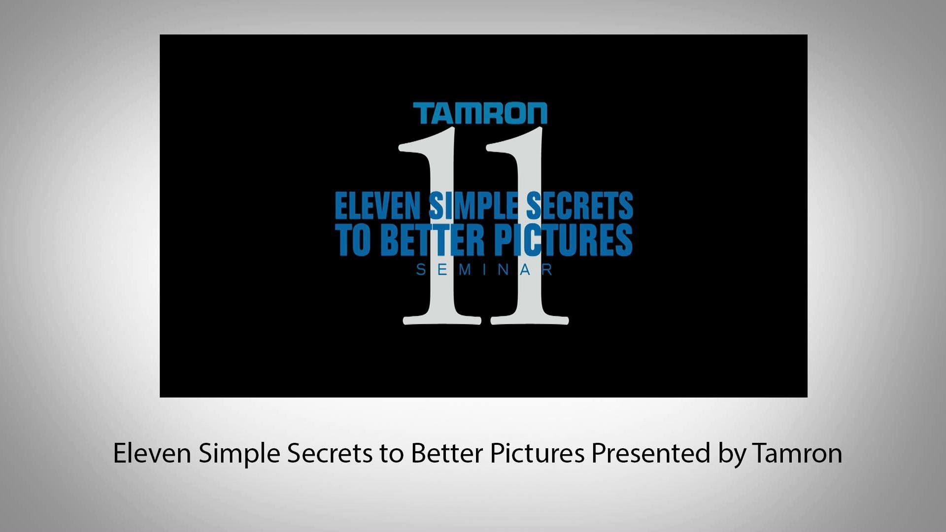 11 secret. Eleven pics for presentation.