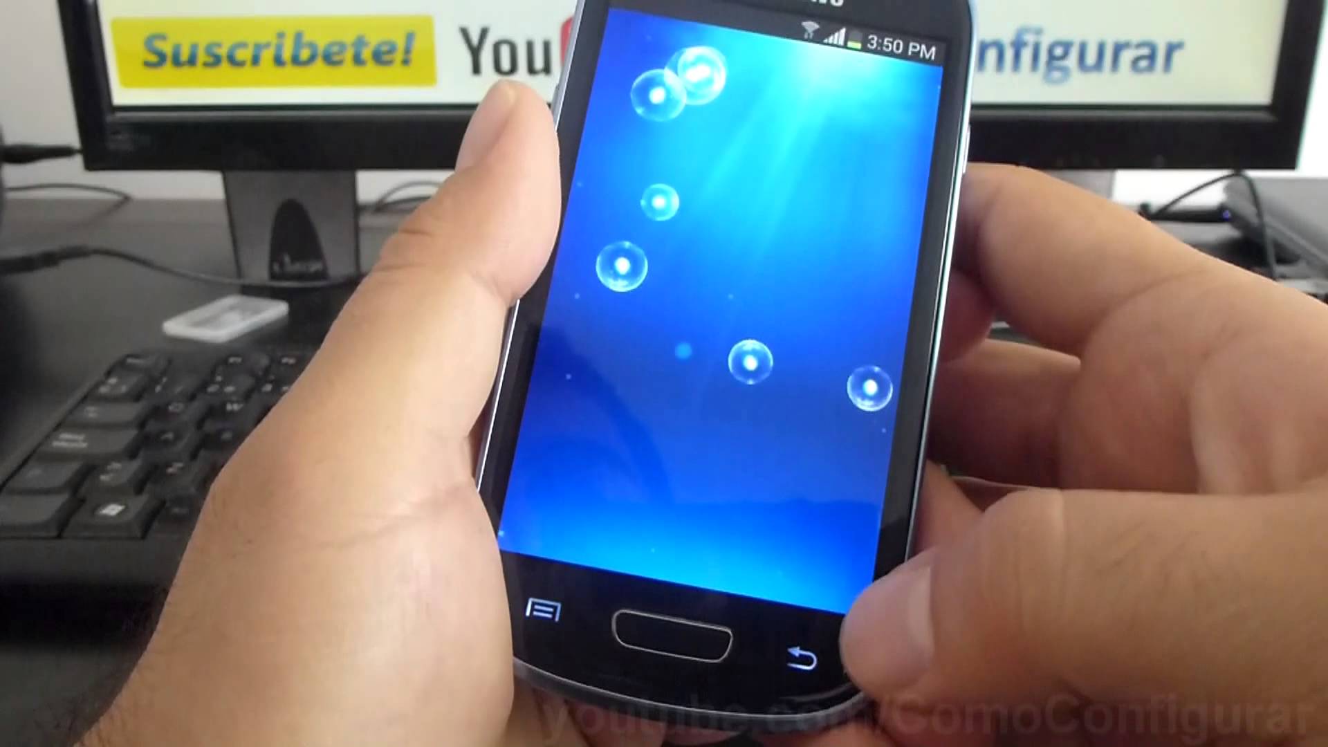 Como Cambiar De Tema Al Celular Samsung Galaxy S3 Mini I8190 Español