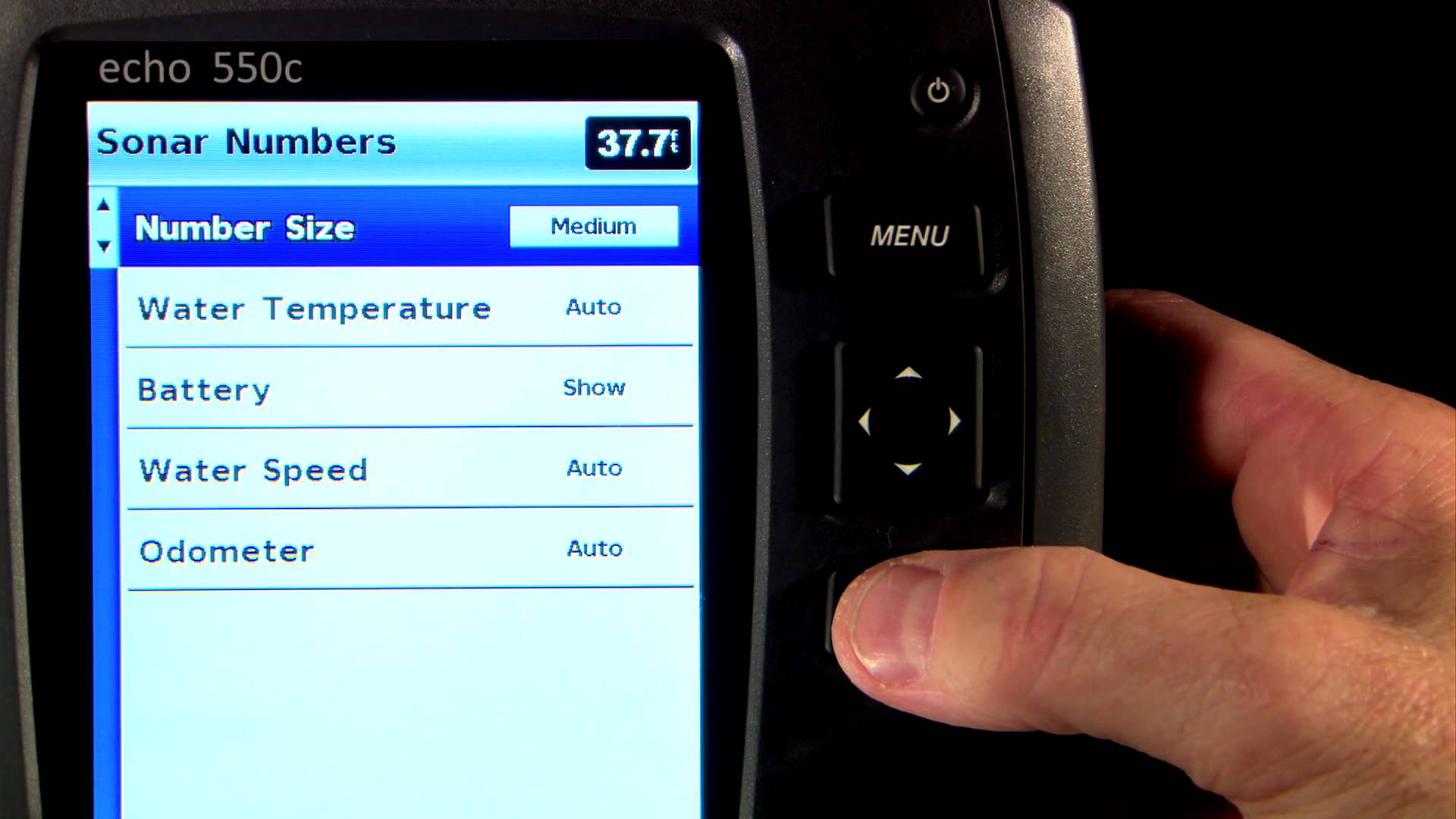 Garmin echo™Series Advanced Settings