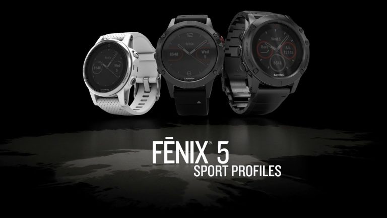 garmin fenix 5 sport profiles