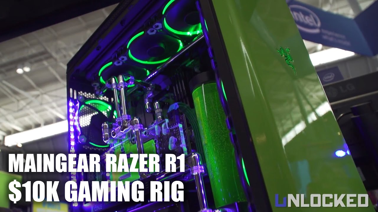 PAX East 2017 MAINGEAR R1 Razer Custom Liquid Cooled Gaming Rig