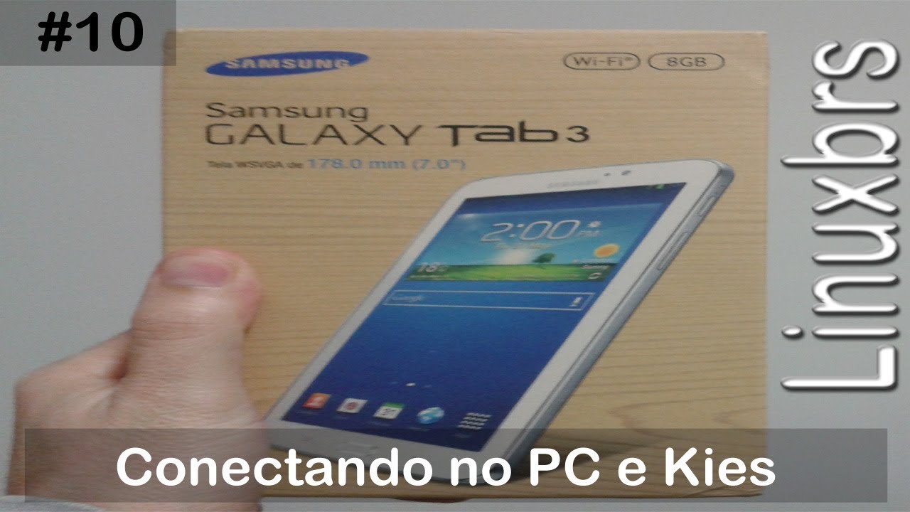 Samsung Galaxy Tab 3 - T2100 SM - T210 - Conectando no PC ...