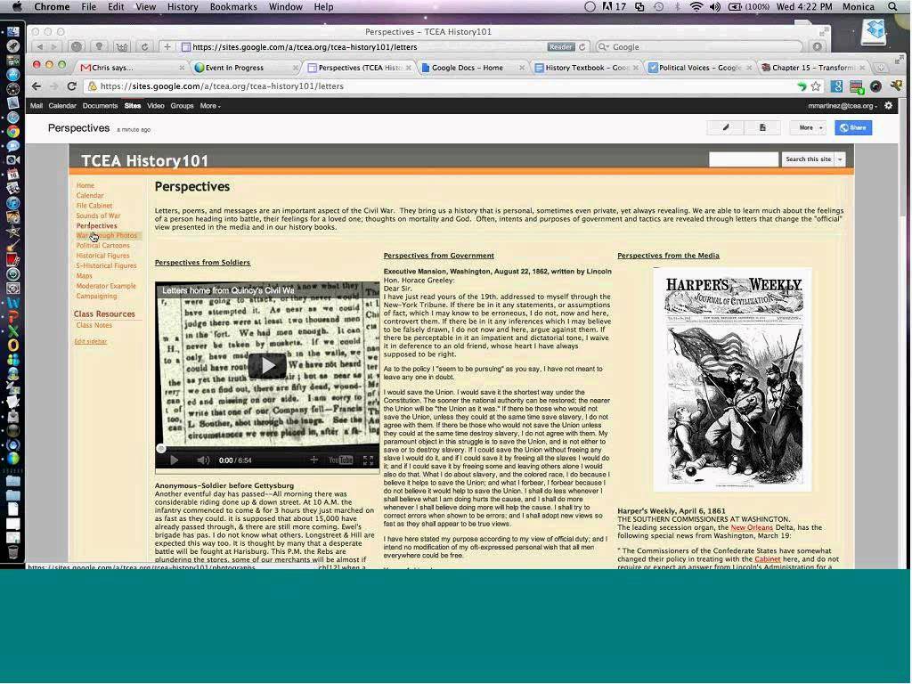Teaching History with Google Apps