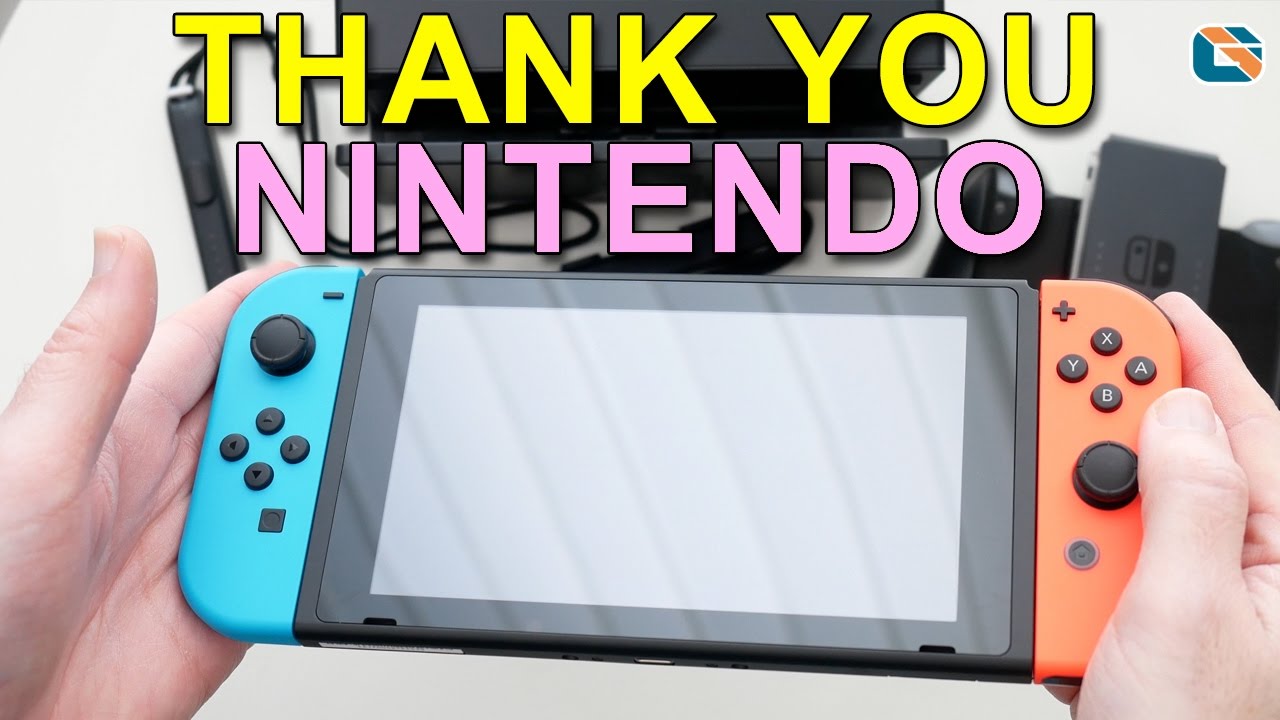Thank You Nintendo for the Nintendo Switch #NintendoSwitch