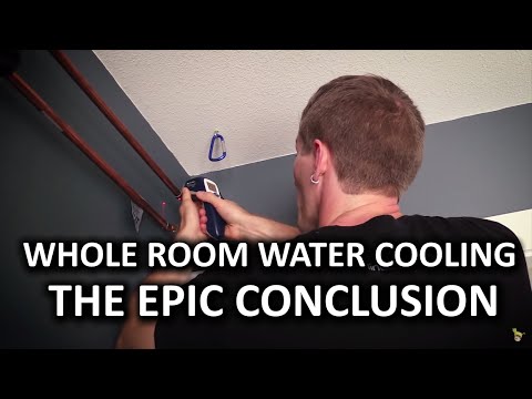 cooling room with water