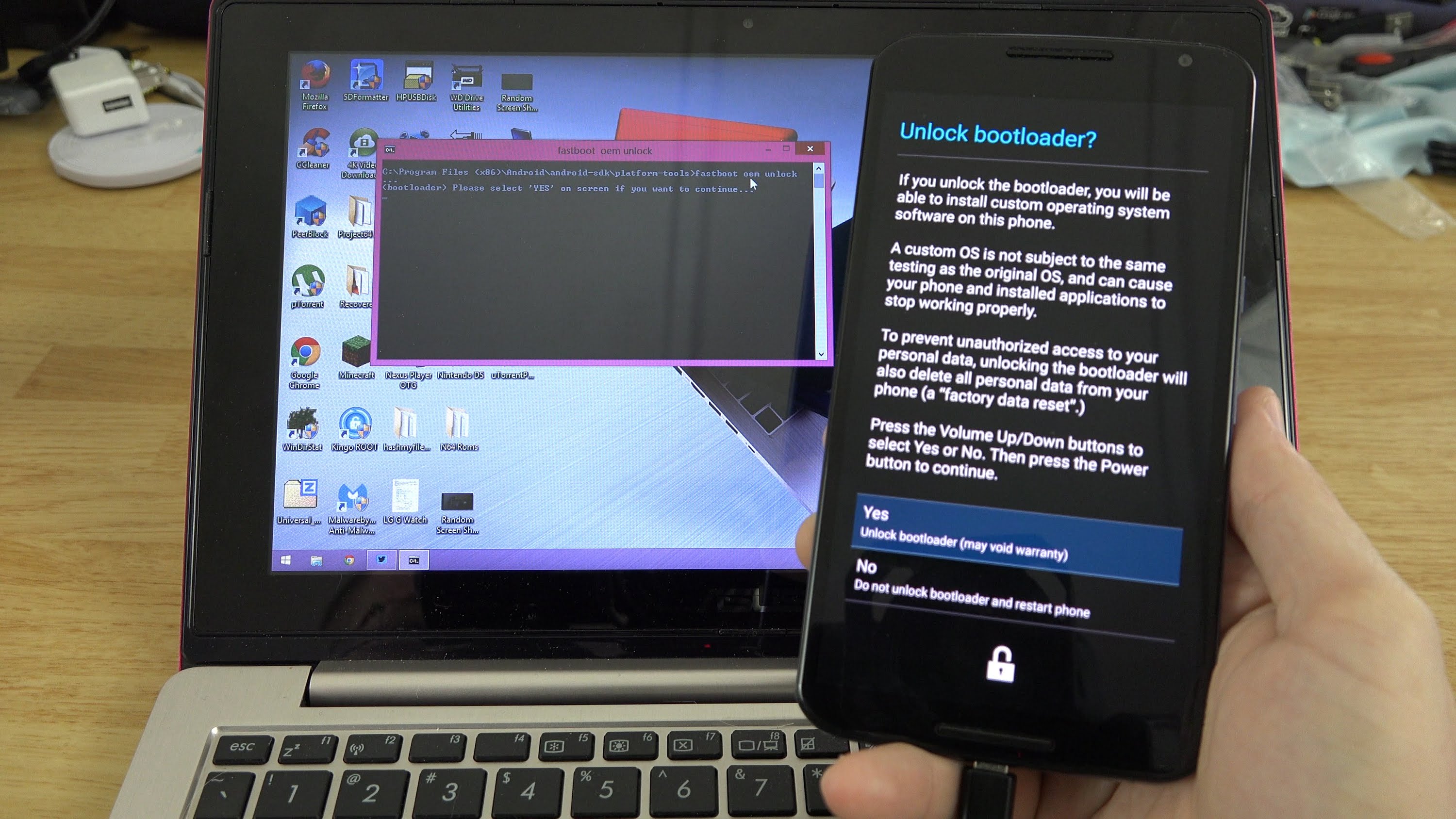 Unlocked bootloader samsung
