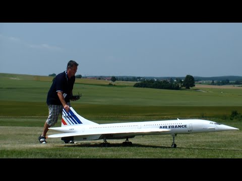 rc concorde turbine model jet