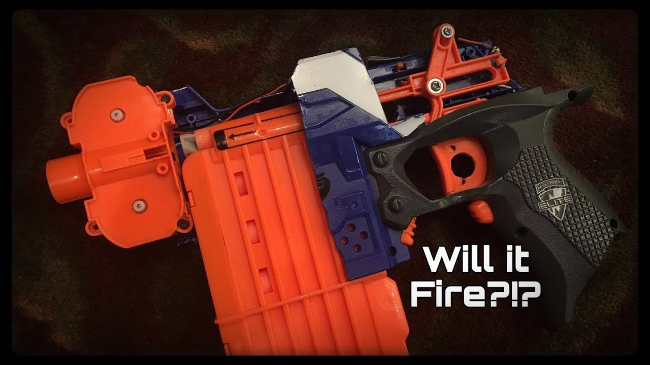 Nerf Mod Worlds SMALLEST/LIGHTEST Flywheel Build!