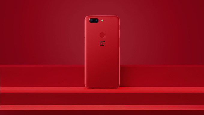 OnePlus 5T metallic ‘Lava Red’