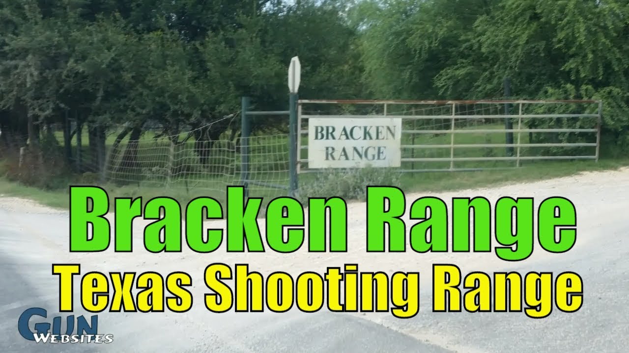 Bracken Range Texas Shooting Range in San Antonio
