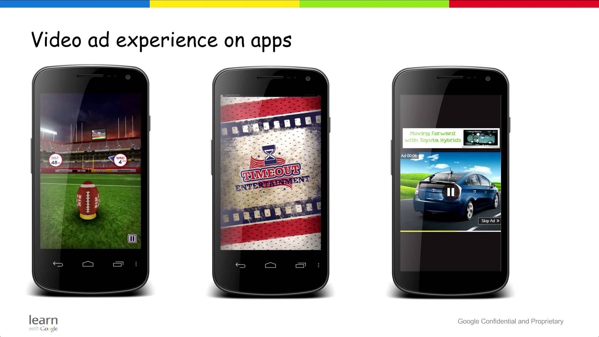 In app experience. In app experience
