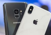 Galaxy S9, iPhone X, Samsung, Apple