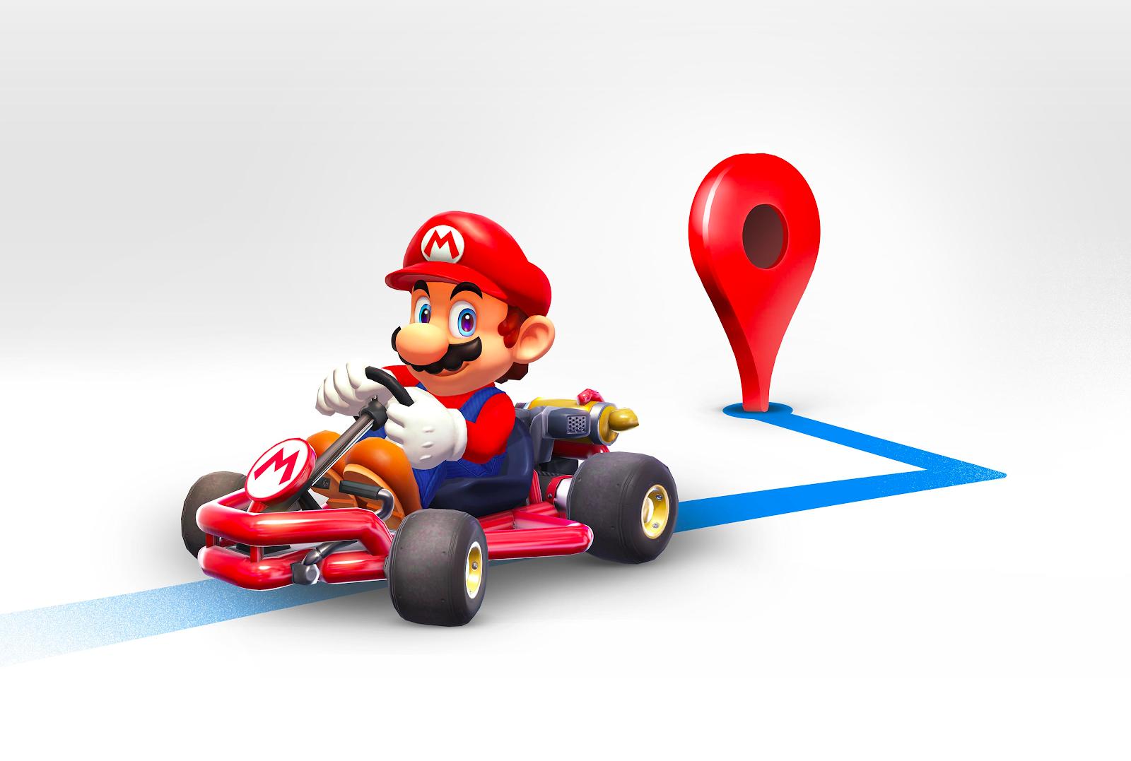 Super Mario, Google Maps, Google