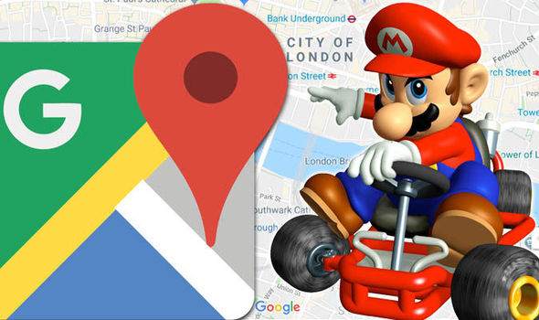 Super Mario, Google Maps, Google