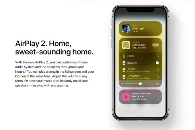 AirPlay 2, iOS 11.4, Apple