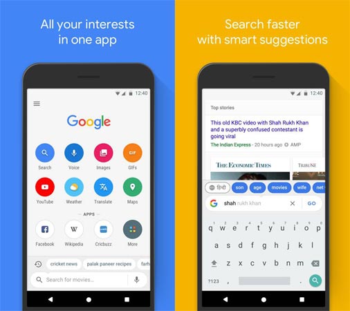 Google Lite, Google Go