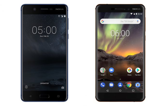 Nokia 5, Nokia 6, Android 8.0