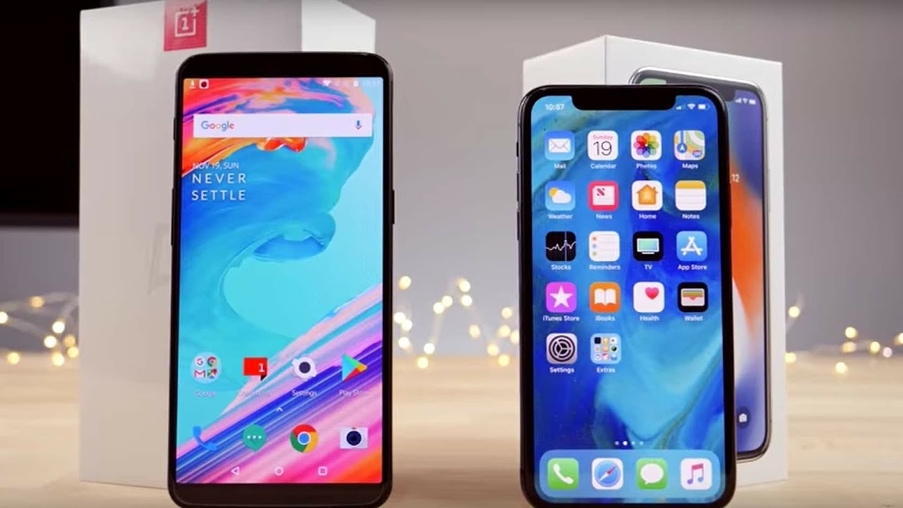 OnePlus 6 vs iPhone X