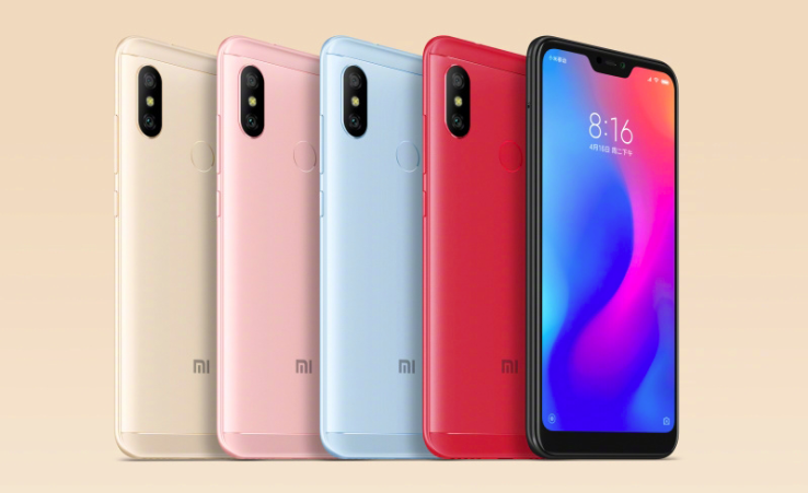 Redmi 6 Pro, Mi Pad 4