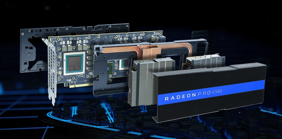 AMD have to debut with Radeon Pro V340 Dual-GPU card