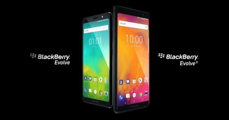 BlackBerry launched its two news models Evolve and Evolve X
