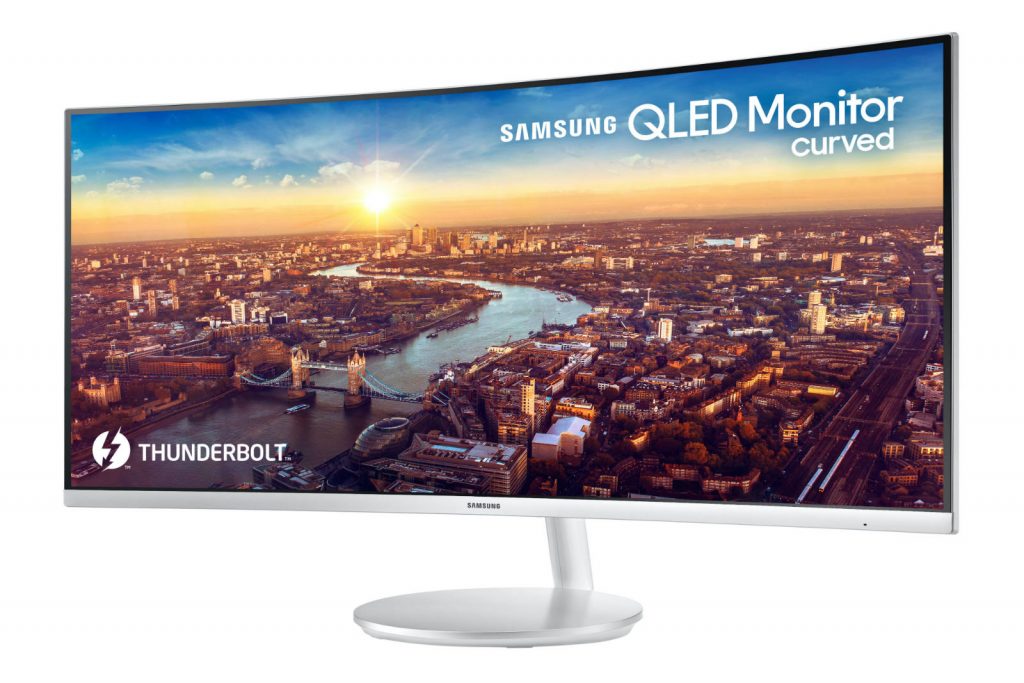 Samsung launches its curved QLED monitor with Thunderbolt 3